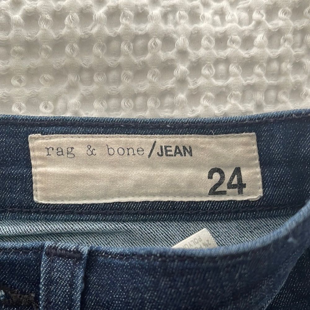Rag & Bone High Rise Ankle Skinny Jeans